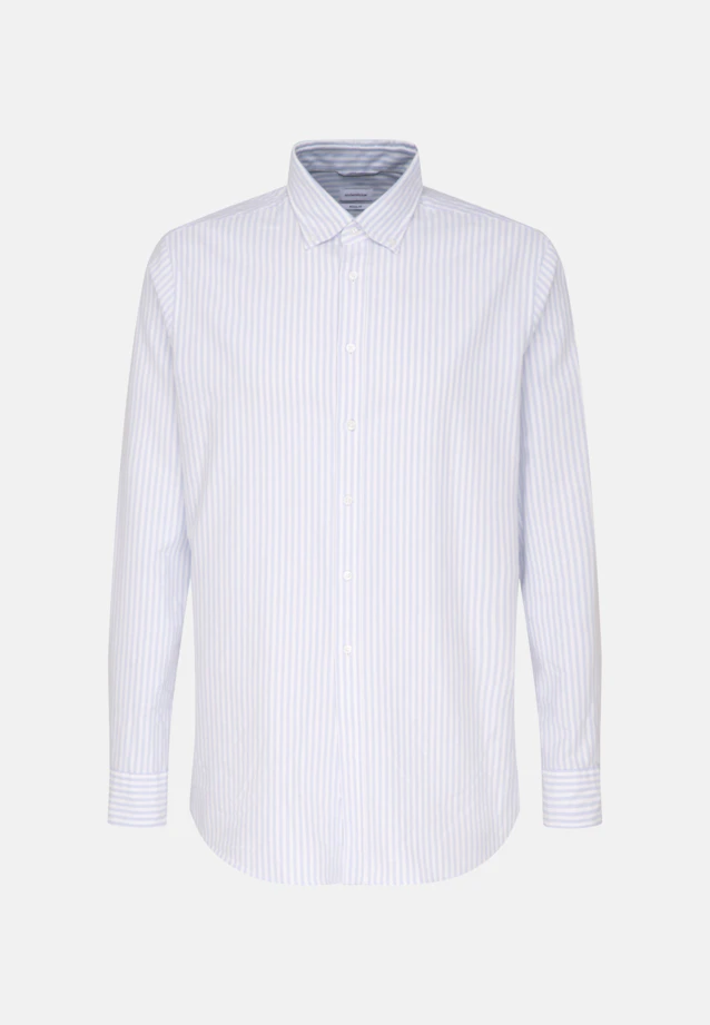 Regular Chemise d'affaires rayures in Bleu Clair |  Seidensticker Onlineshop