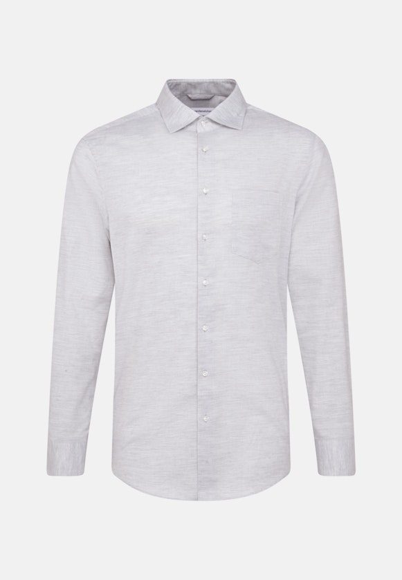 Regular Business Hemd Uni in Grau |  Seidensticker Onlineshop