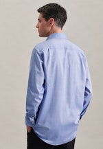 Regular Chemise d'affaires Uni in Bleu Clair |  Seidensticker Onlineshop