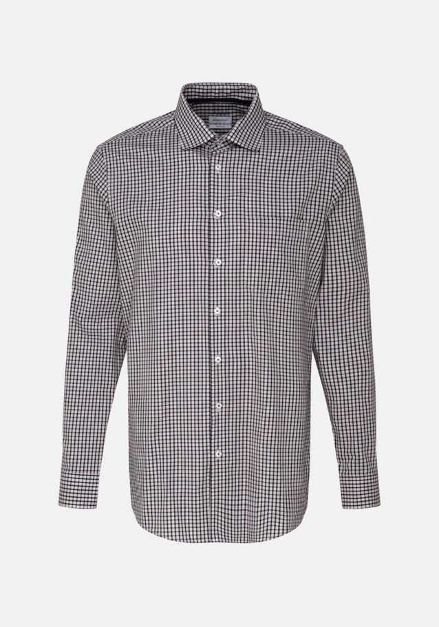 Easy-iron Poplin Business Shirt in Regular with Kent-Collar in Dark Blue |  Seidensticker Onlineshop