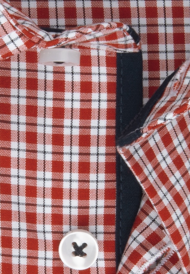 Easy-iron Poplin Business Shirt in Regular with Kent-Collar in Orange |  Seidensticker Onlineshop