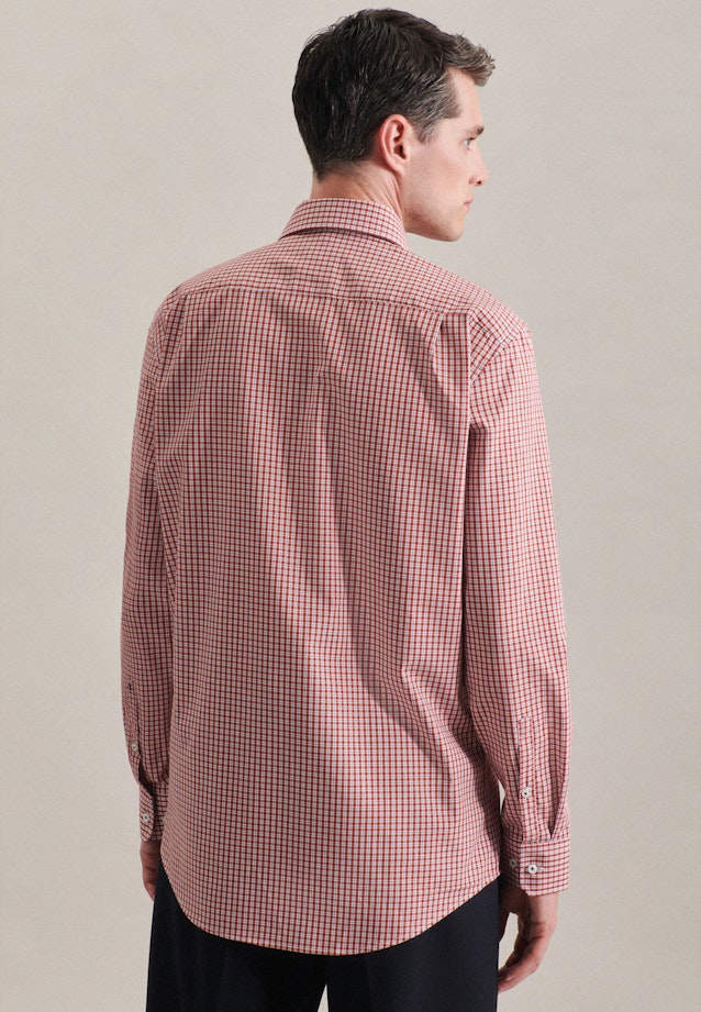 Easy-iron Poplin Business Shirt in Regular with Kent-Collar in Orange | Seidensticker Onlineshop