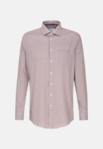 Regular Business shirt Check in Brown |  Seidensticker Onlineshop