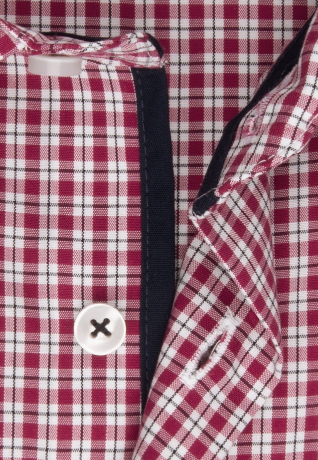 Regular Business Hemd Karo in Rosa/Pink |  Seidensticker Onlineshop