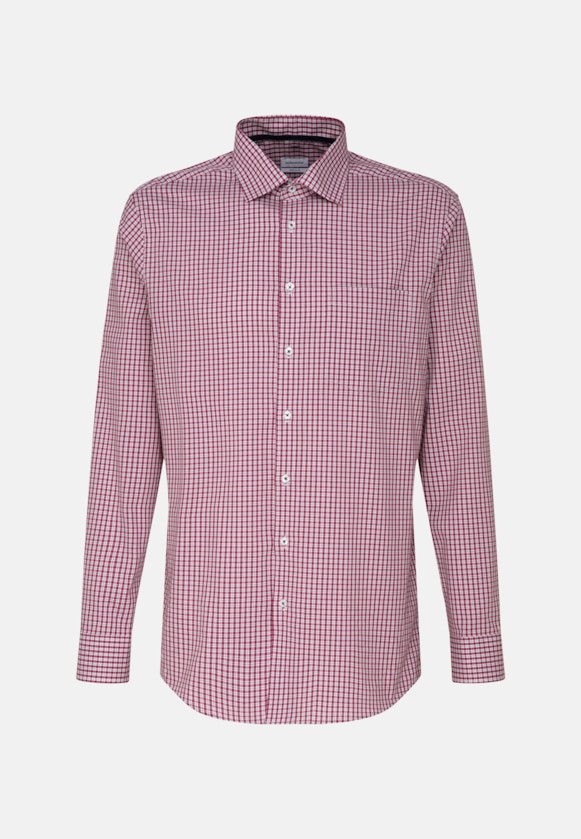 Regular Business Hemd Karo in Rosa/Pink |  Seidensticker Onlineshop