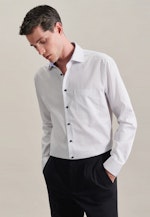 Business Shirt in Regular with Kent-Collar in Dark Blue |  Seidensticker Onlineshop