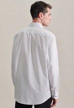 Regular Chemise d'affaires Imprimé in Bleu Foncé |  Seidensticker Onlineshop