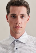 Regular Chemise d'affaires Imprimé in Bleu Foncé |  Seidensticker Onlineshop