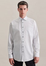 Business Shirt in Regular with Kent-Collar in Dark Blue |  Seidensticker Onlineshop