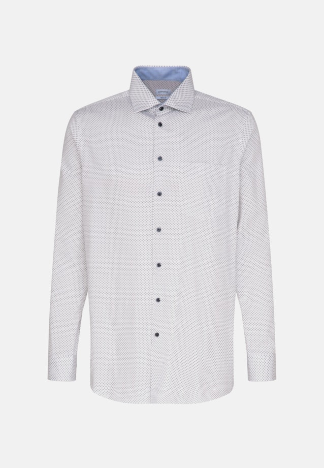 Regular Chemise d'affaires Imprimé in Bleu Foncé |  Seidensticker Onlineshop