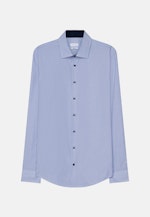 Shaped Chemise d'affaires rayures in Bleu Moyen |  Seidensticker Onlineshop