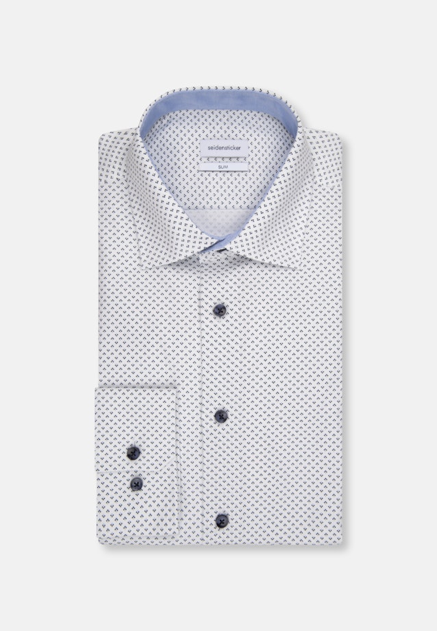 Slim Chemise d'affaires Imprimé in Bleu Foncé |  Seidensticker Onlineshop