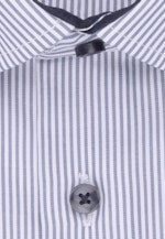 Slim Business Hemd Streifen in Mittelblau |  Seidensticker Onlineshop