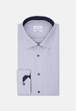Slim Business Hemd Streifen in Mittelblau |  Seidensticker Onlineshop