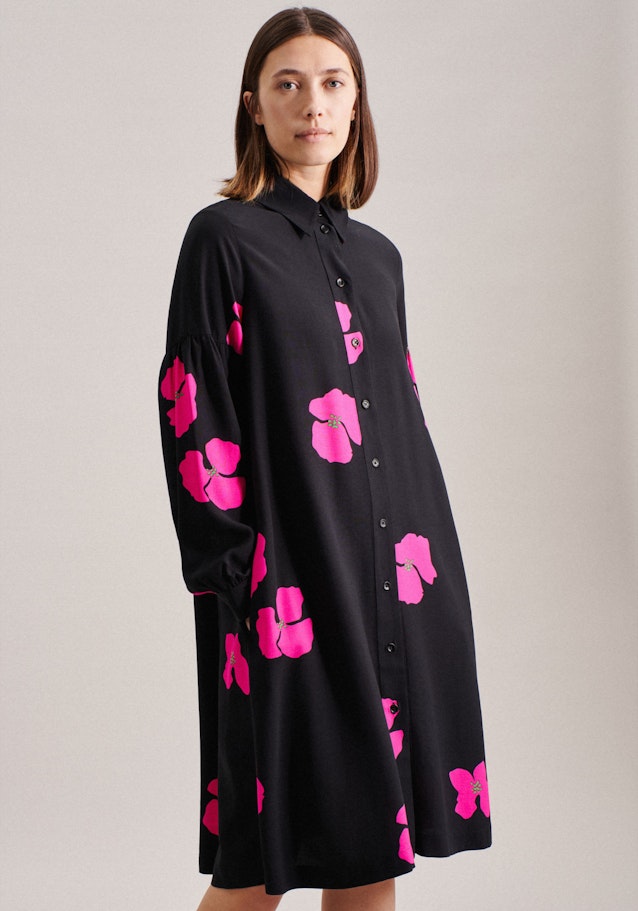 Robe Oversized Manche Longue in Noir |  Seidensticker Onlineshop
