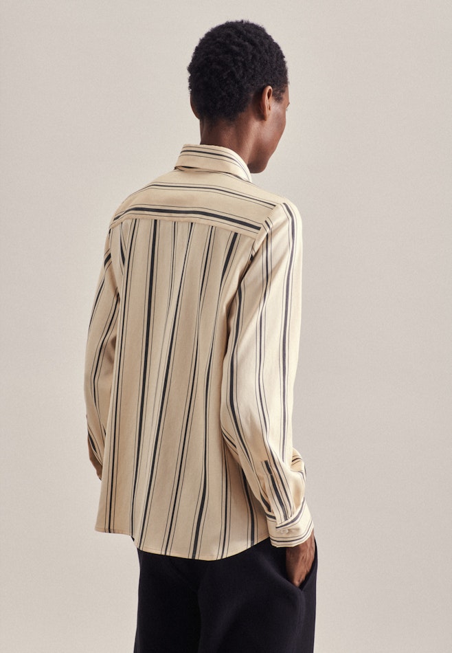 Long sleeve Twill Shirt Blouse in Ecru | Seidensticker online shop