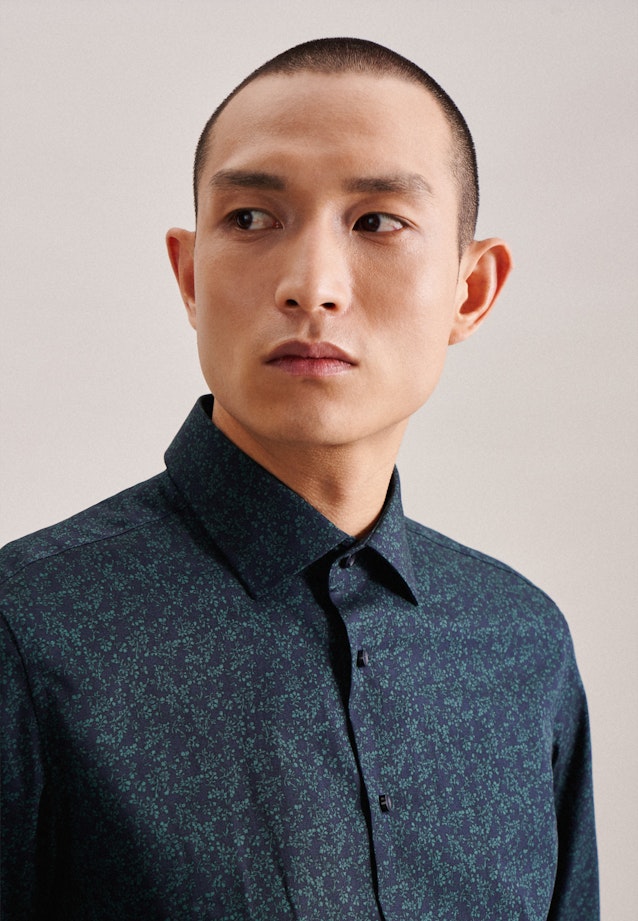 Slim Chemise d'affaires Imprimé in Vert |  Seidensticker Onlineshop