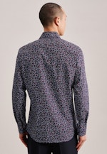 Slim Business Hemd Druck in Rot |  Seidensticker Onlineshop