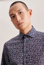 Slim Business Hemd Druck in Rot |  Seidensticker Onlineshop