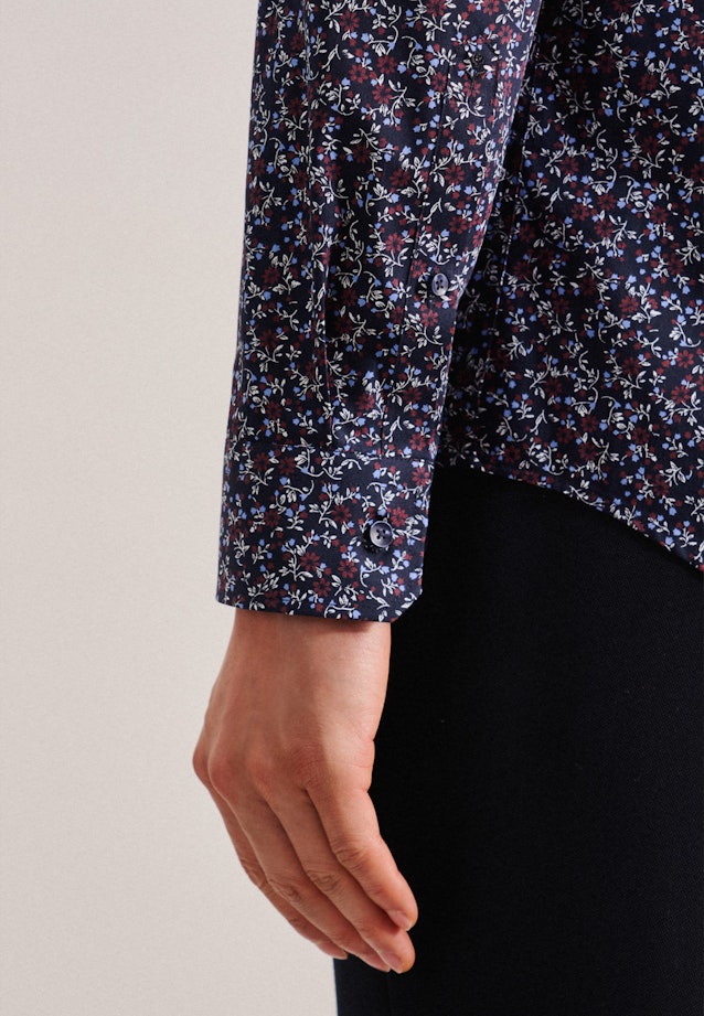 Slim Business Hemd Druck in Rot |  Seidensticker Onlineshop