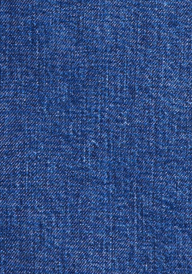 Long sleeve Denim Tie-Neck Blouse in Dark Blue |  Seidensticker Onlineshop