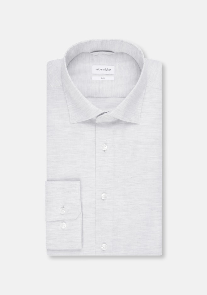 Slim Chemise d'affaires Uni dans Gris | Boutique en ligne Seidensticker