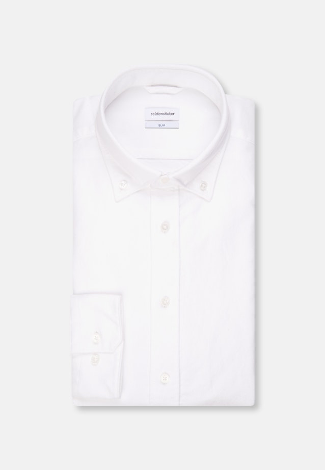 Slim Chemise d'affaires Uni in Blanc |  Seidensticker Onlineshop