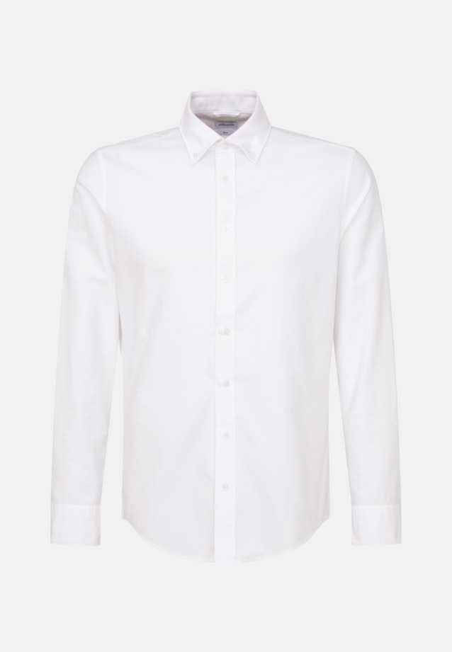 Slim Chemise d'affaires Uni in Blanc |  Seidensticker Onlineshop