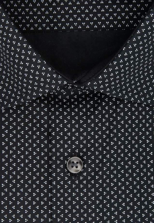 Business Shirt in X-Slim with Kent-Collar in Black |  Seidensticker Onlineshop