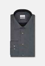X-Slim Business Hemd Druck in Schwarz |  Seidensticker Onlineshop