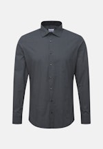 X-Slim Business Hemd Druck in Schwarz |  Seidensticker Onlineshop