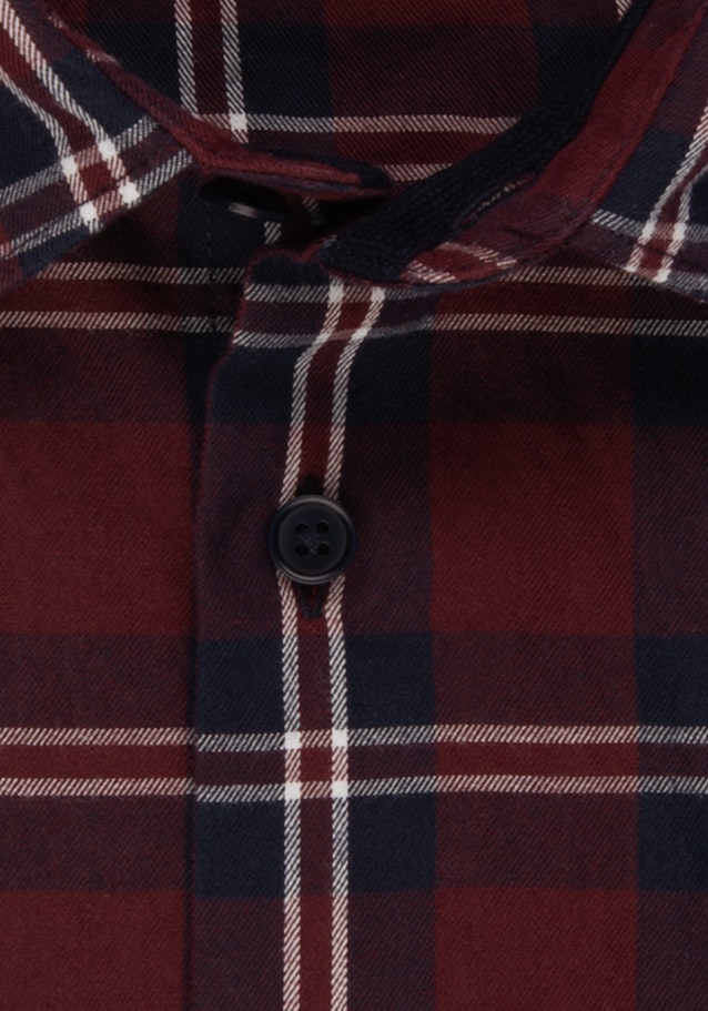 Casual Shirt in Regular with Kent-Collar in Red |  Seidensticker Onlineshop