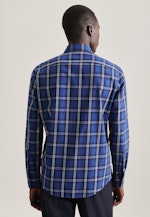 Twill Casual Hemd in Regular mit Kentkragen in Dunkelblau |  Seidensticker Onlineshop