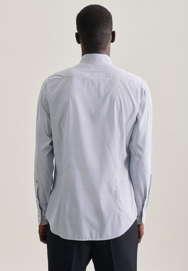 Slim Chemise d'affaires Imprimé in Bleu Clair |  Seidensticker Onlineshop