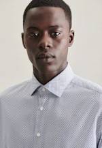 Slim Business Hemd Druck in Hellblau |  Seidensticker Onlineshop