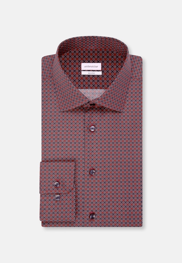 Shaped Business shirt Print in Red |  Seidensticker Onlineshop