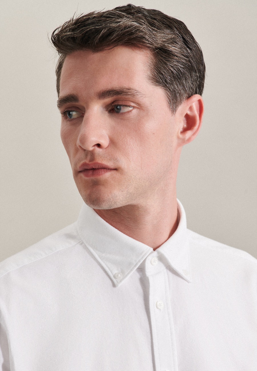 Business Hemd in Regular mit Button-Down-Kragen in Weiß |  Seidensticker Onlineshop