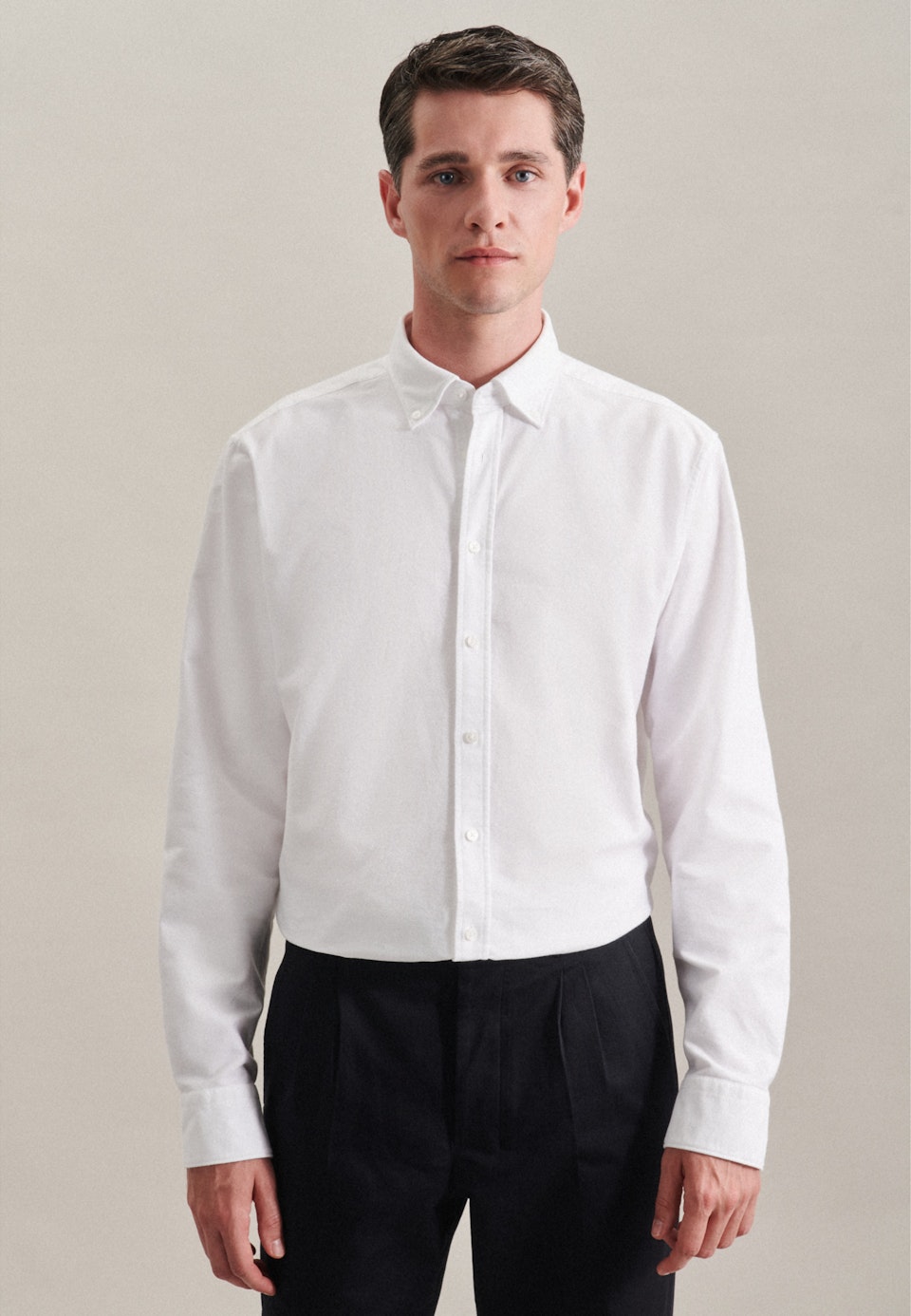 Business Hemd in Regular mit Button-Down-Kragen in Weiß | Seidensticker Onlineshop