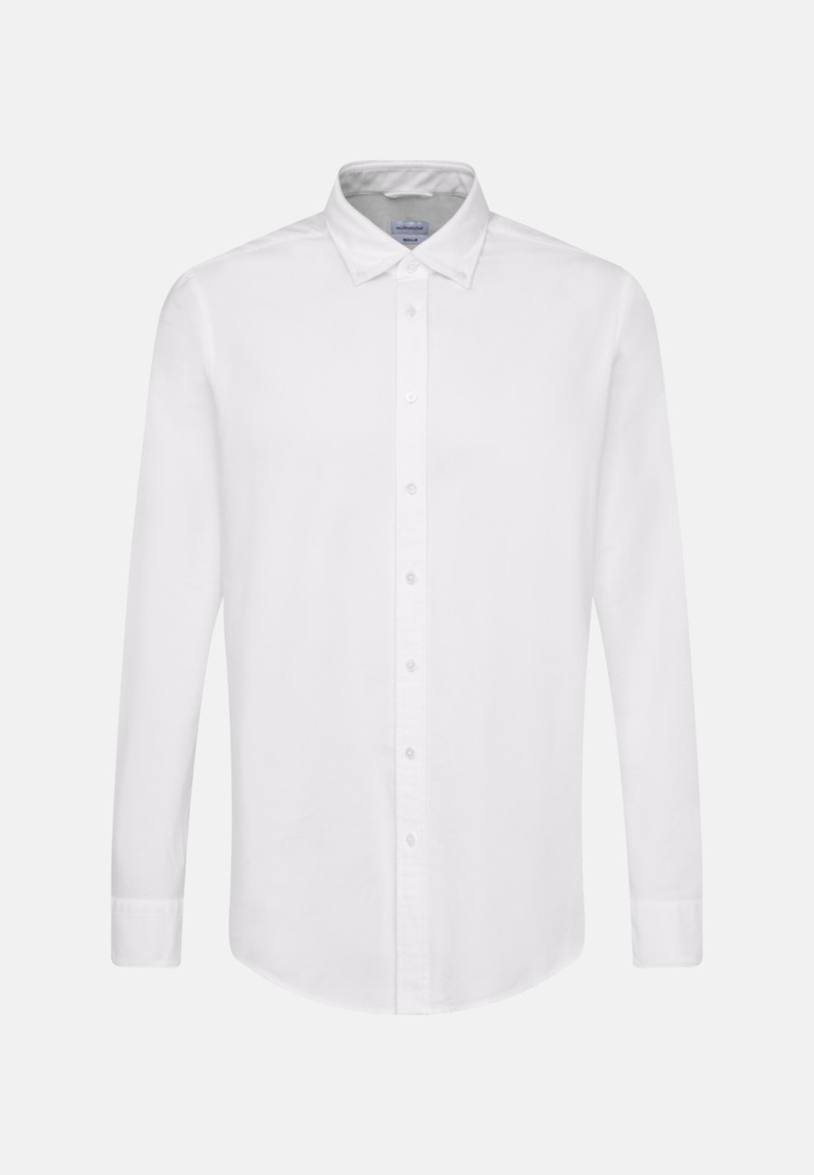Business Hemd in Regular mit Button-Down-Kragen in Weiß |  Seidensticker Onlineshop