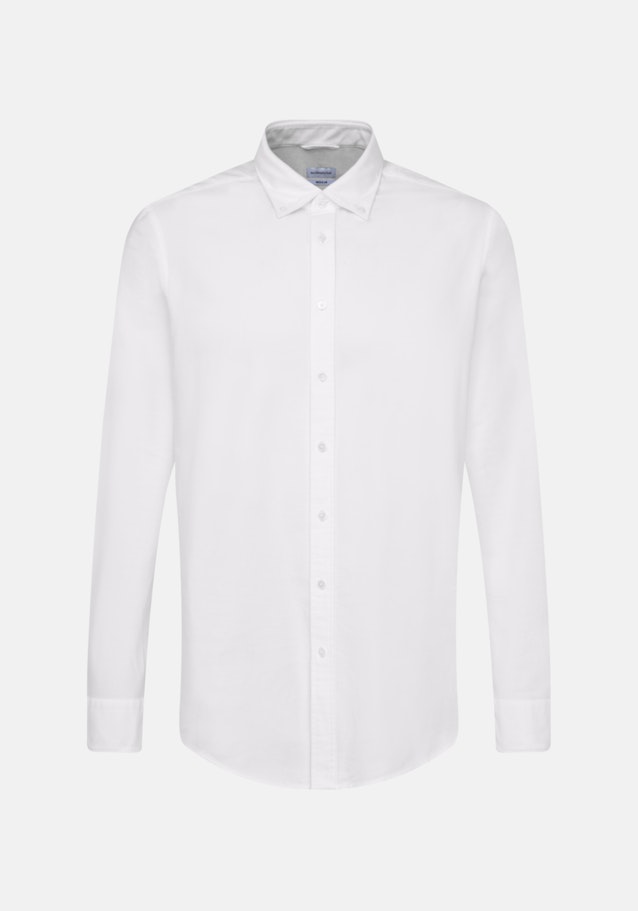 Business Shirt in Regular with Button-Down-Collar in White |  Seidensticker Onlineshop