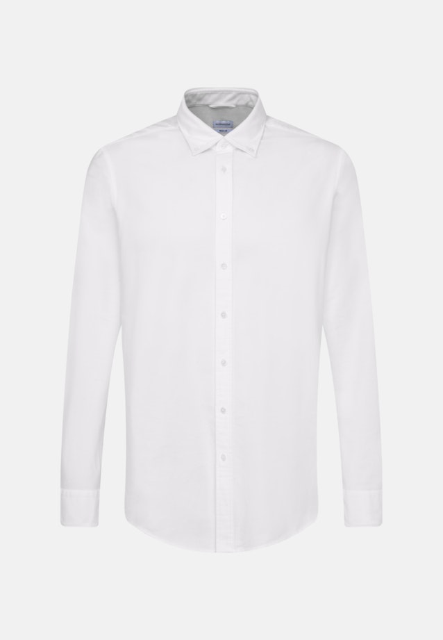 Regular Chemise d'affaires Uni in Blanc |  Seidensticker Onlineshop