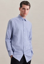 Regular Business Hemd Karo in Hellblau |  Seidensticker Onlineshop