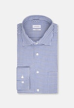 Regular Business Hemd Karo in Hellblau |  Seidensticker Onlineshop