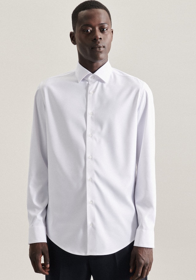 Slim Business Hemd Uni in Weiß | Seidensticker Onlineshop