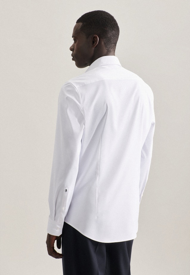 Slim Business Hemd Uni in Weiß |  Seidensticker Onlineshop