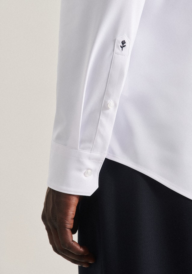 Slim Business Hemd Uni in Weiß | Seidensticker Onlineshop