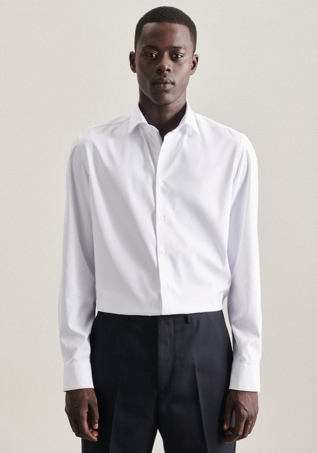 Slim Business Hemd Uni in Weiß | Seidensticker Onlineshop