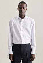 Slim Business Hemd Uni in Weiß |  Seidensticker Onlineshop