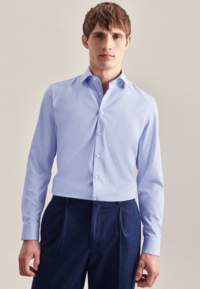 Slim Business shirt Uni in Light Blue |  Seidensticker Onlineshop