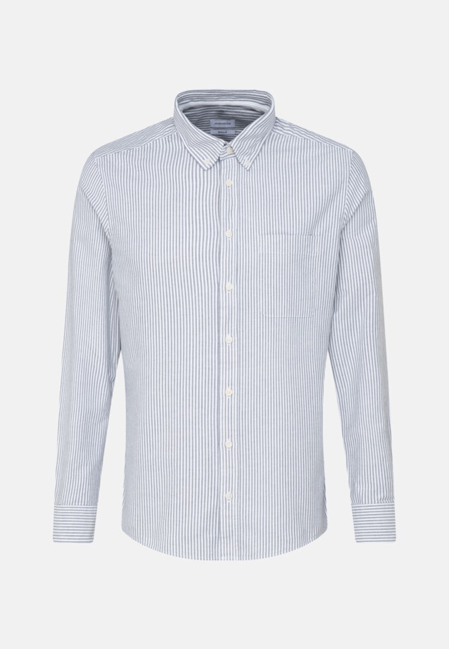 Regular Casual shirt Stripe in Dark Blue |  Seidensticker Onlineshop
